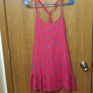 Abercrombie & Fitch Pink and Blue Flower Dress